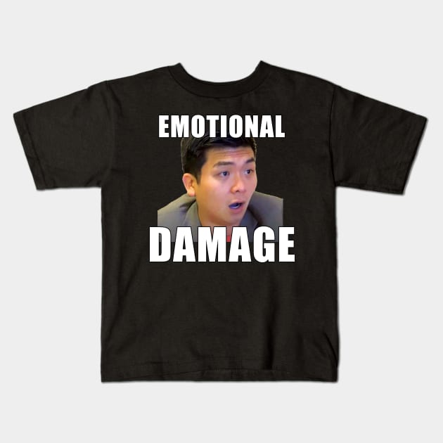 EMOTIONAL DAMAGE meme Kids T-Shirt by WELP
